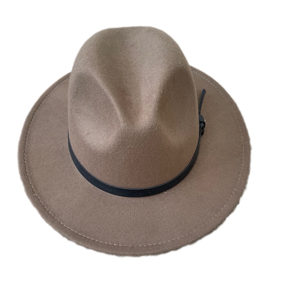 So Cool & Classic Brown Felt Hat Size Adjustable